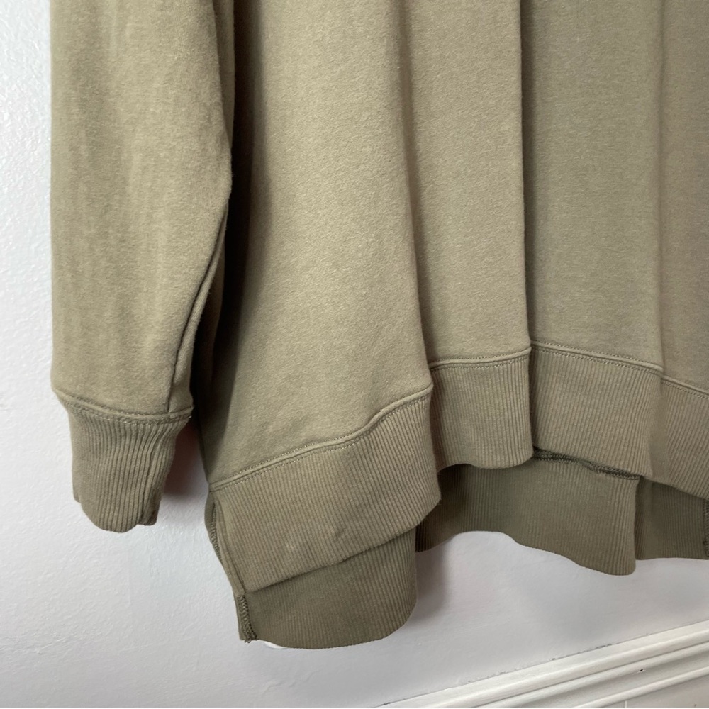Aerie Sage Green Turtleneck Sweatshirt - Picture 2 of 8